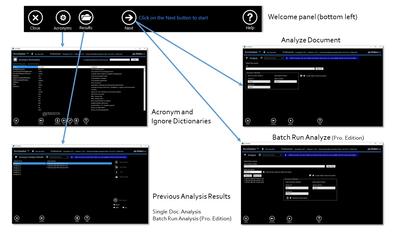 Screen image of the Tools panel